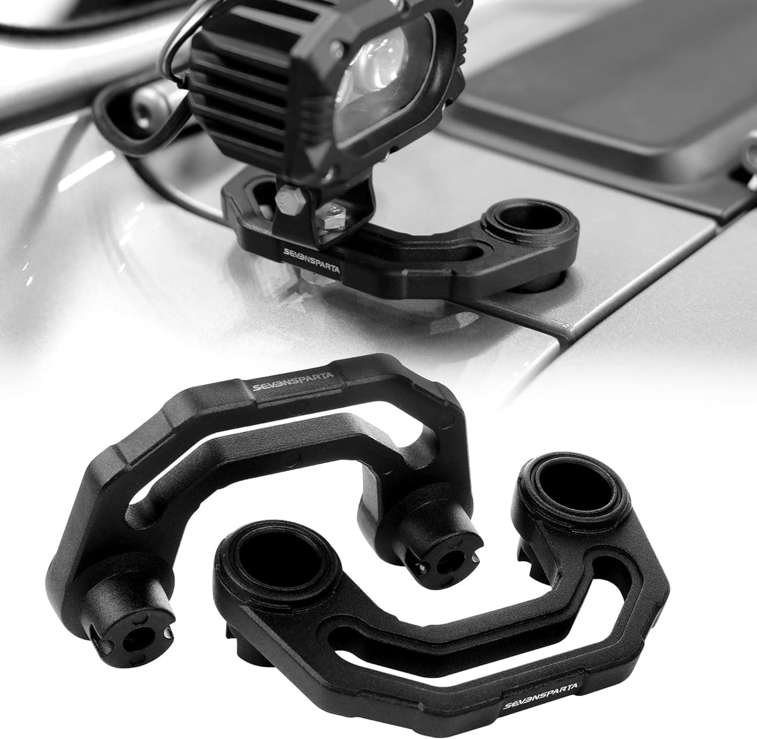 1 Pair Light Mounting Brackets for 2018-2023 Jeep Wrangler JL/JLU 2020+ Gladiator JT