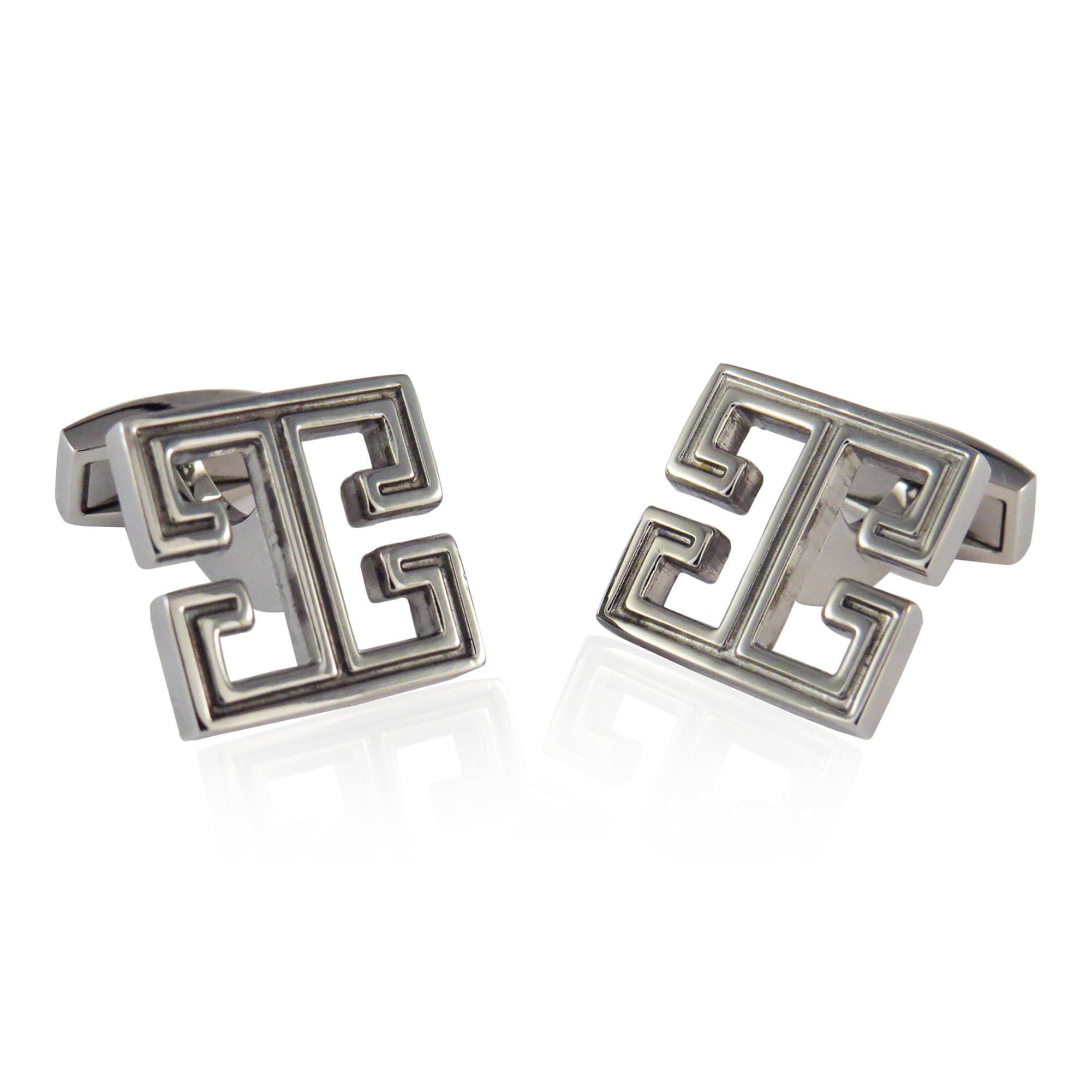 Hollow Stainless Steel Cufflinks