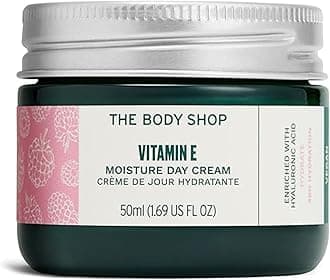 The Body Shop Vitamin E Moisture Cream – Fast Absorbing – Hydrates, Moisturizes and Protects – For Dehydrated Skin – 1.7 oz