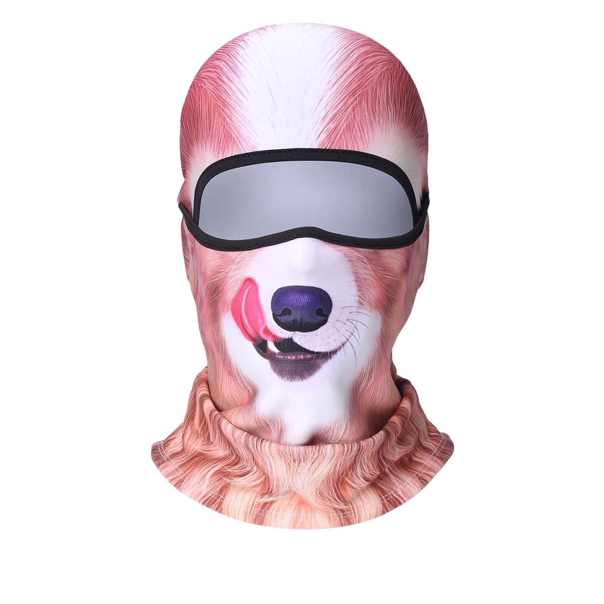 Asruex Thin Thermal Balaclava Ski Mask - Versatility Ear Neck Warmer 3D Animal Cute Balaclava Hood - Windproof Anti UV Breathable Comfortable - Outdoor Sports Skiing Motorcycle Cycling Fishing