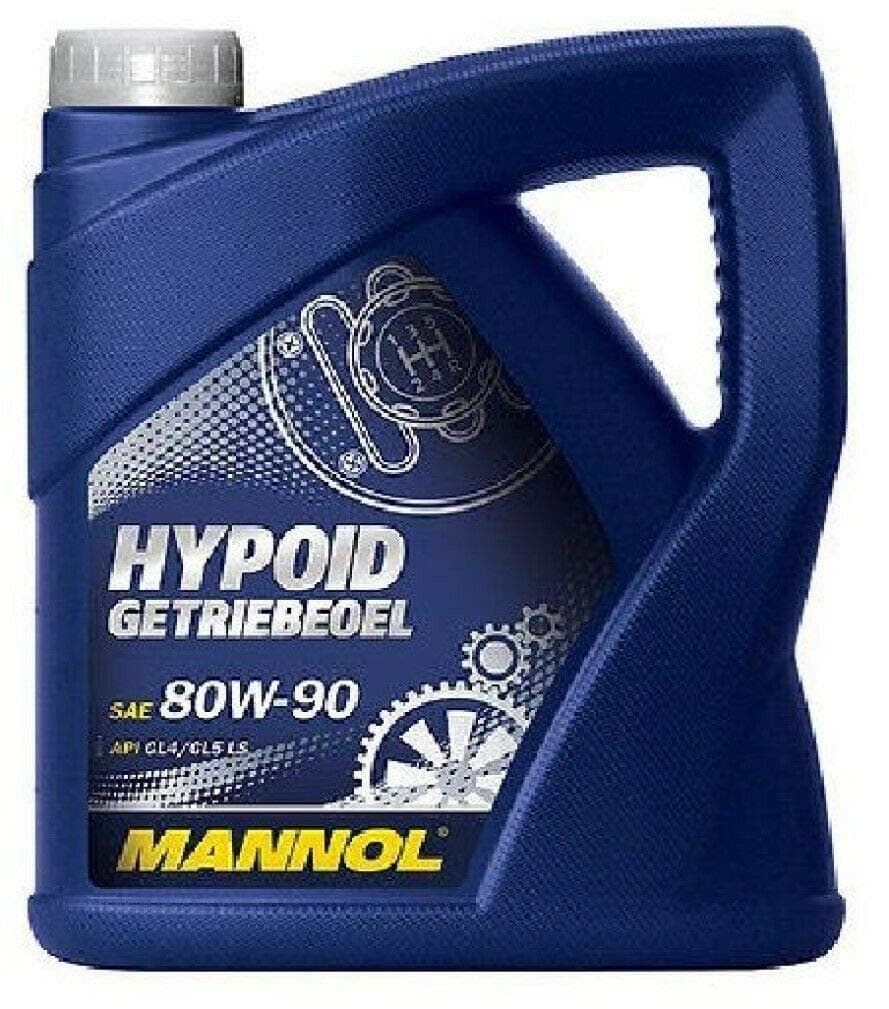 MANNOL Hypoid Gear Oil, Extreme Pressure EP, 80W90 API GL4 GL5 LS, 4 litres