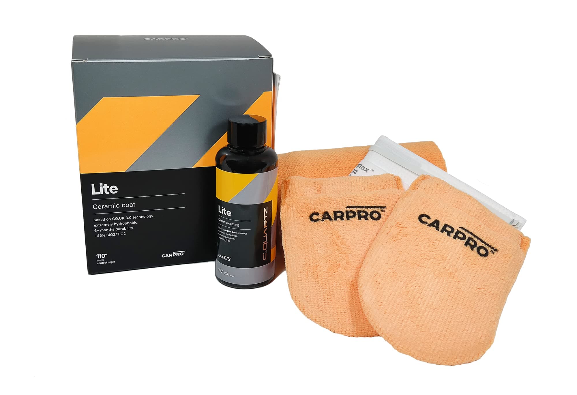 CQuartz Carpro Lite 150ml - Car Ceramic Coating Technol Dogy or Topcoat, Apply to SurfSPACE