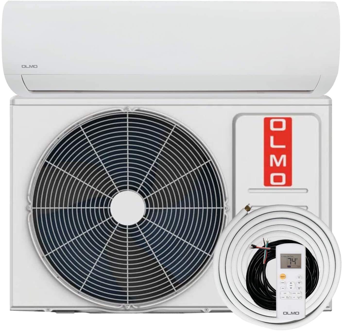 9,000 BTU 230V Ductless Mini Split Air Conditioner & Heat Pump – 18.5 SEER2 Inverter System – Wall Mount Single Zone Cooling & Heating – Pre-Charged