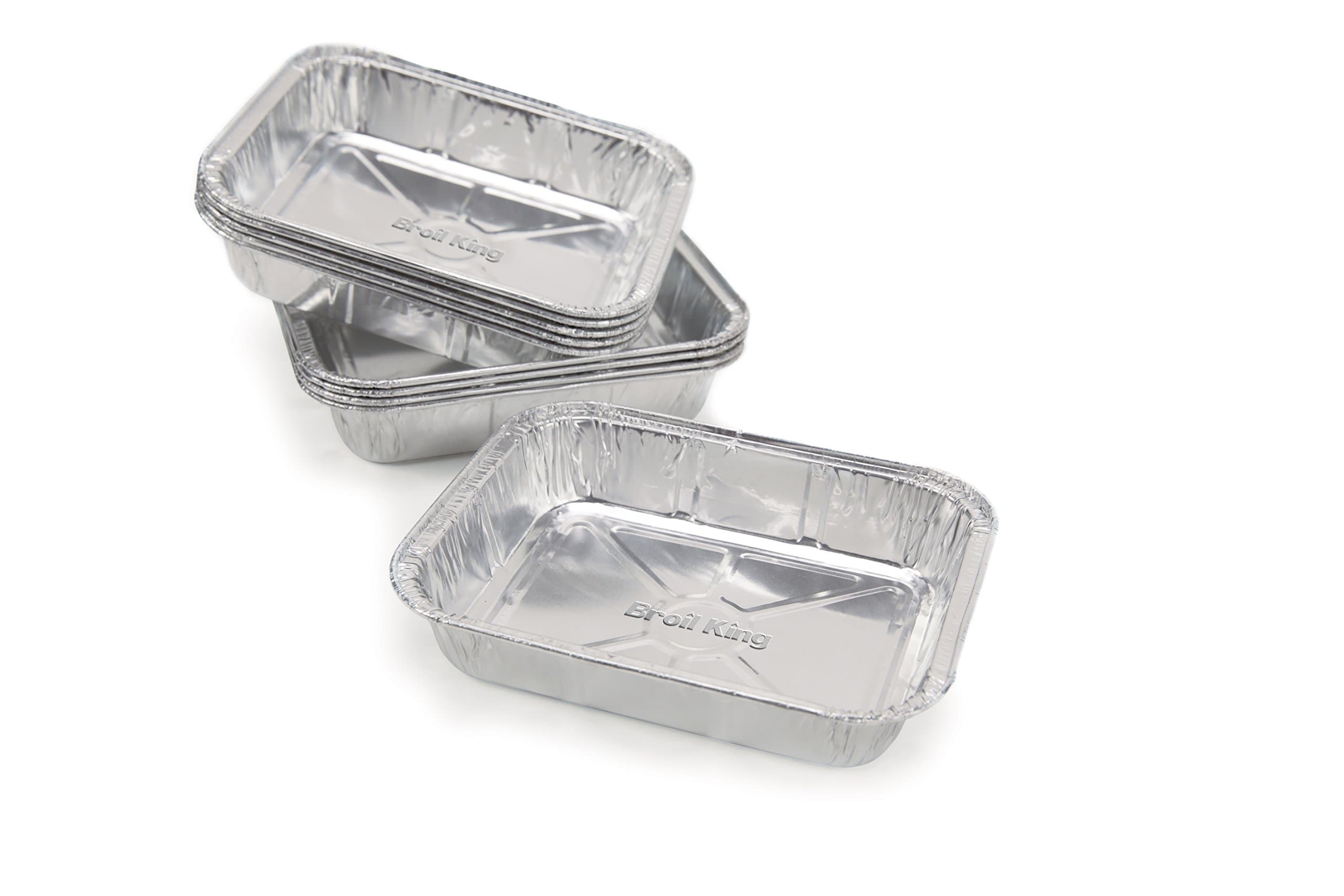Broil King 50416 Small Aluminum Drip Pan, 10-pack, Silver