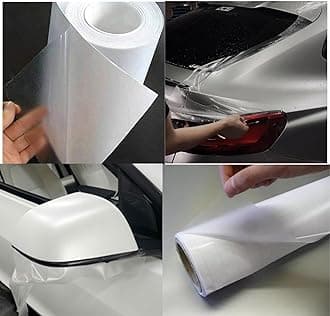 CREON Vinyl Matte Transparent car Protection Film, Air Release Bubble Free Lemination Clear Film (2 FEET by 4 FEET, Clear MAT WRP)
