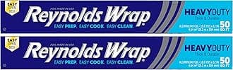 Aluminum Foil, Heavy Duty, 50 sq ft, (2 pack)