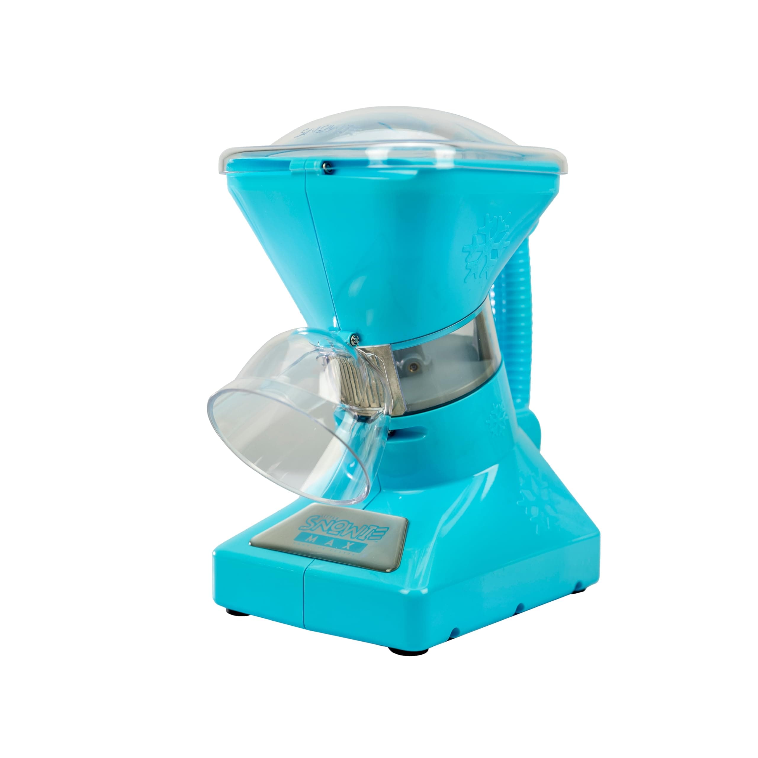 Little Snowie Max Snow Cone Machine - Premium Shaved Ice Maker, With Powder Sticks Syrup Mix, 6-Stick Kit, Light Blue