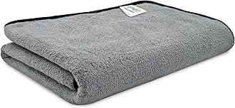 SOFTSPUN Microfiber Bath Towel 1 pc 60x120cm 280GSM Light Grey! Ultra Absorbent Super Soft & Comfortable Quick Drying for Men & Women Daily Use Pack of 1 Extra Large Size Unisex.