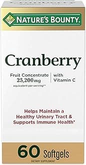 Nature's Bounty Cranberry Softgels With Vitamin C & E