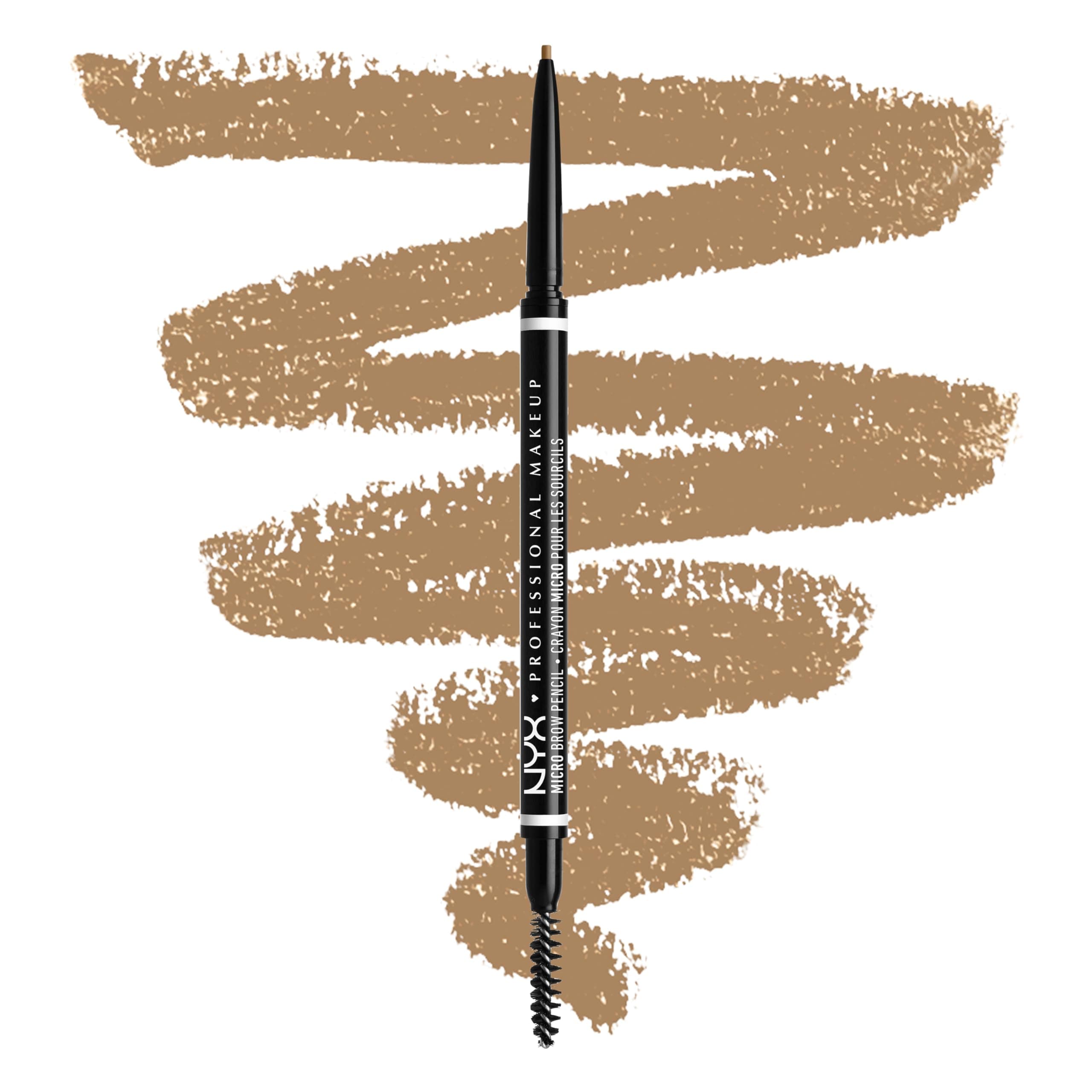 - NYX PROFESSIONAL MAKEUP Micro Brow Pencil, Precise Tip, Waterproof, Vegan Eyebrow Pencil - Blonde