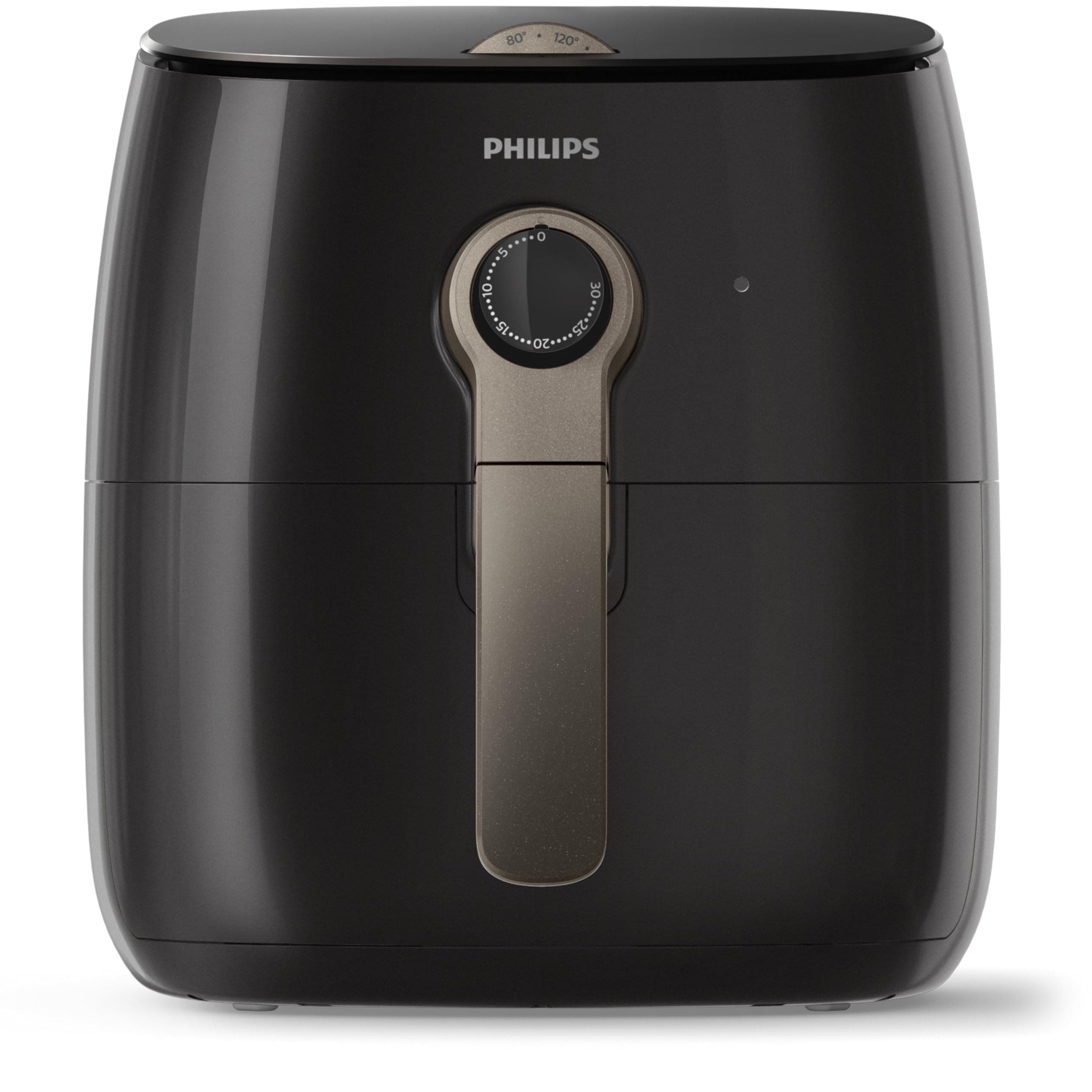 Philips Kitchen Appliances Premium Digital Airfryer with Fat Removal Technology + Recipe Cookbook, 3 qt, Black, HD9741/99, X-Large
