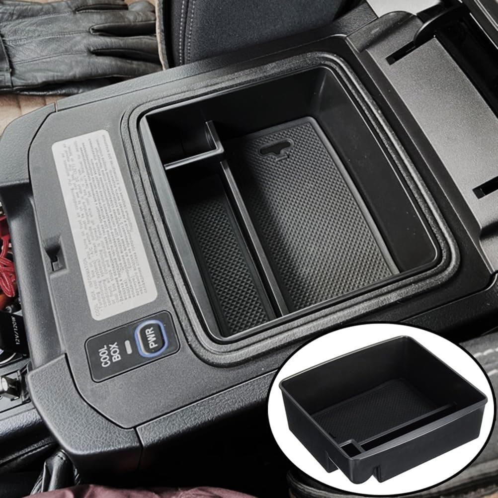 Center Console Organizer Container Tray Armrest Storage Box Phone Holder For Toyota Land Cruiser Prado J120/LC120 2004-2009 J150/LC150 2010-2021 Car Accessories