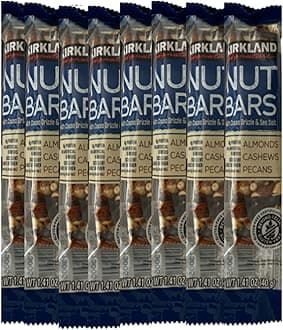 Nut Bars With Cocoa Drizzle & Sea Salt Almonds Cashews Pecans 1.41 oz Each 5g Protein (8pk)