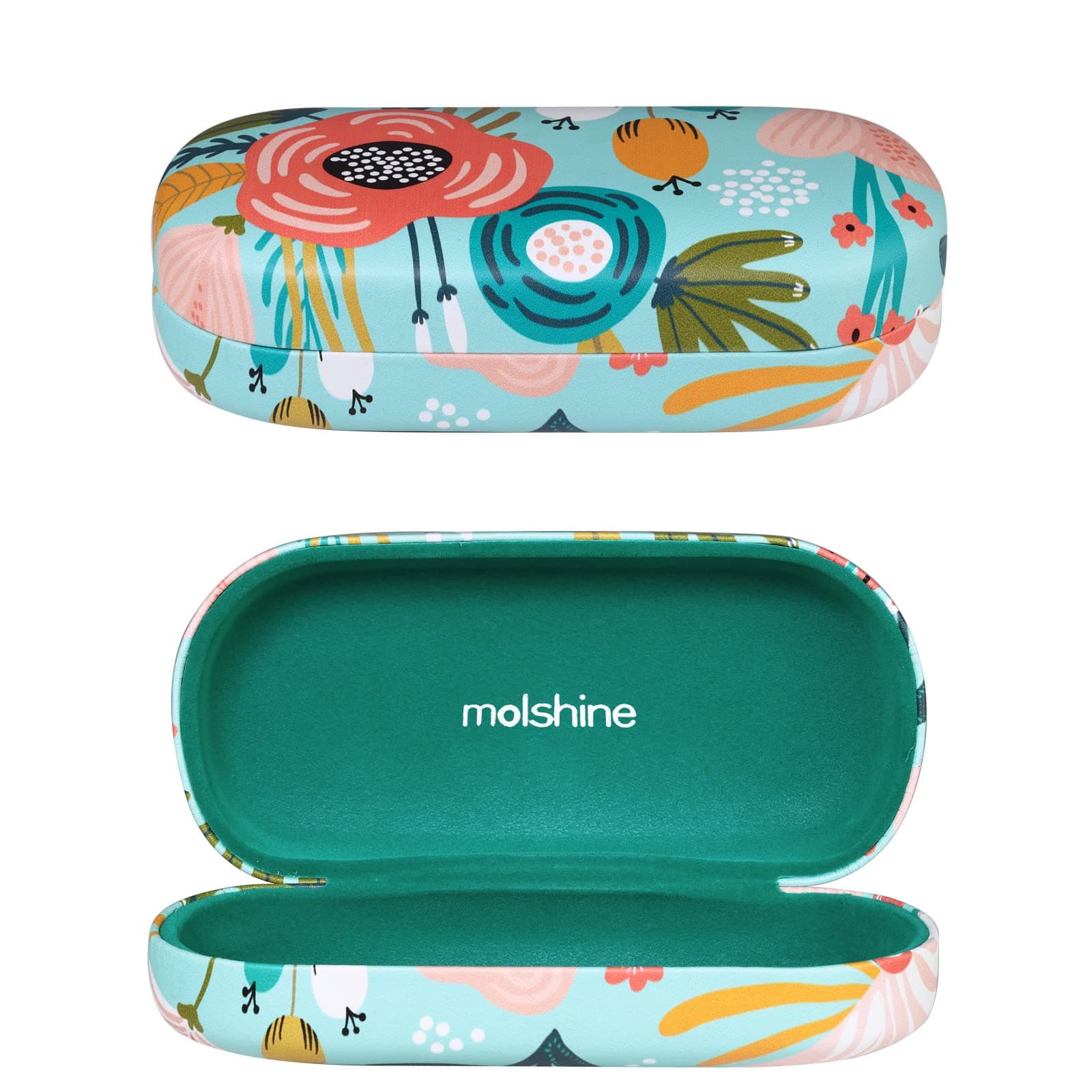 Hard Shell Sunglasses Case,Classic Large Glasses Case for Women Men,Sunglass Eyeglasses