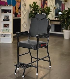 Salon Beauty Parlour Chair, Salon Chair, Cutting Chair, Makeup Chair with Cushion Seat Back