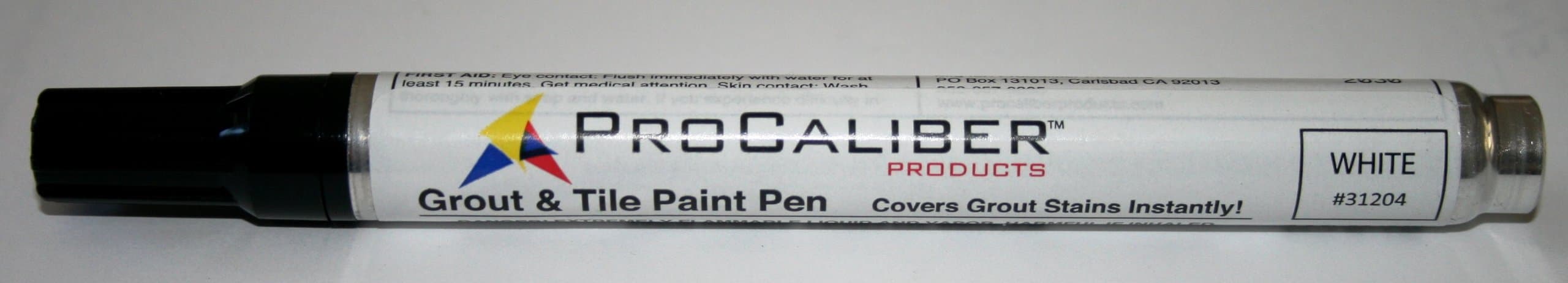 Grout, Tile & Appliance Touch-Up Paint Pen - Bright White