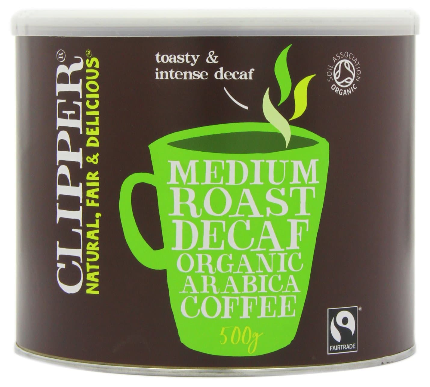 Clipper Tea - Medium Roast Decaf Organic Arabica Instant Coffee - 500g