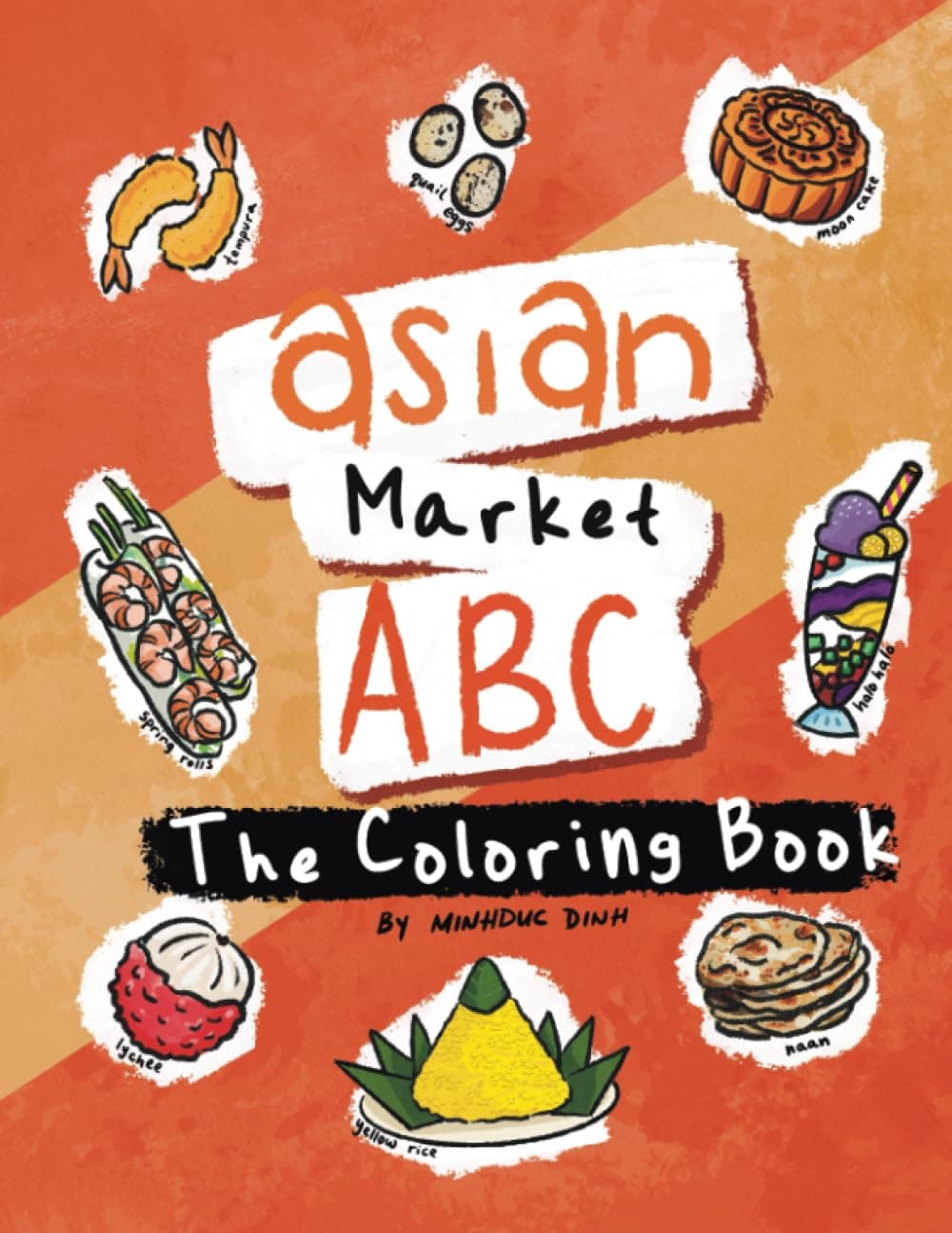 Asian Market ABC: The Coloring Book
