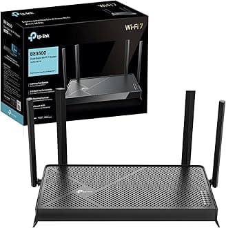 TP-Link Archer BE230 Dual-Band WiFi 7 Router, 3600Mbps Lightning-Fast Speeds, 2x 2.5G WAN/LAN and 3x 1Gbps LAN Ports, USB 3.0 Port, VPN WiFi Router, HomeShield Security, Easy Setup, EasyMesh