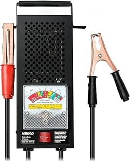 NEIKO 40510A Car Battery Tester | 100 AMP 6 and 12 Volt Automotive Load Checker | CCA Analyzer