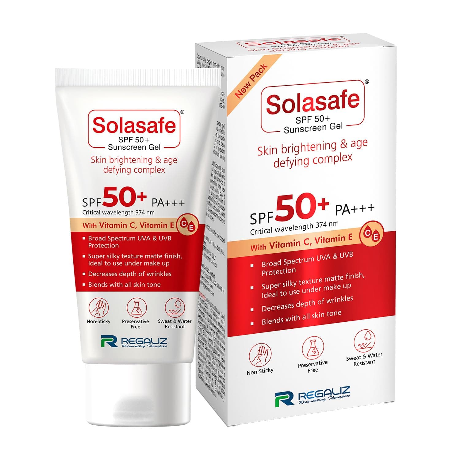 Sunscreen SPF 50 | Broad Spectrum UVA & UVB Protection | Lightweight, Non-Greasy Formula