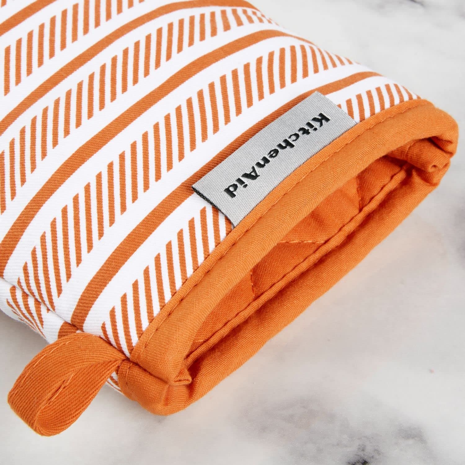 KitchenAid KA Albany MM Mini Oven Mitt Set, 5.5"x8", Honey