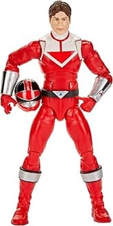 Power RangersLightning Collection Time Force Red Ranger 6-Inch Premium Collectible Action Figure Toy with Accessories