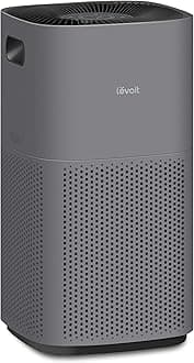 Air Purifiers for Home Large Room, Covers Up to 3175 Sq. Ft, Smart WiFi and PM2.5 Monitor, 3-in-1 Filter Captures Particles, Smoke, Pet Allergies, Dust, Pollen, Alexa Control, Core 600S, Gray