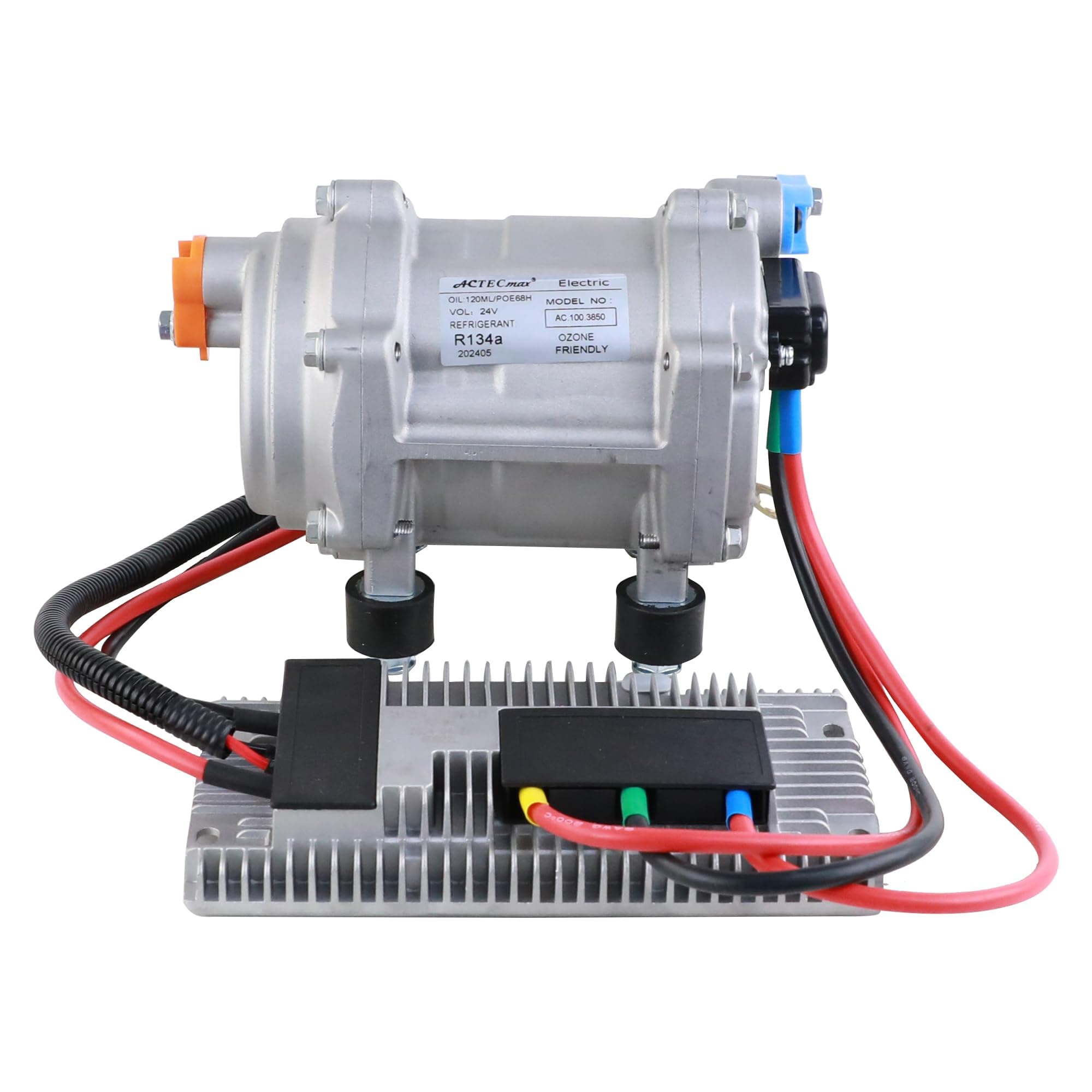 Universal AC Electric Compressor 20cc/r Air Conditioner Compressor for 24V Auto Compressor for R134a