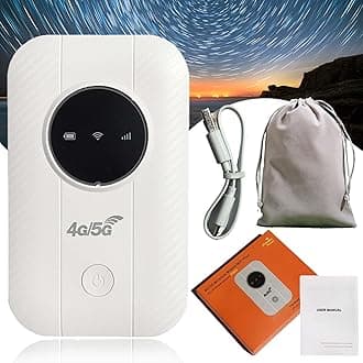 Internet in Your Pocket, Free WiFi Router Pocket 5G, High Speed Smart Router for Anywhere (1pc)