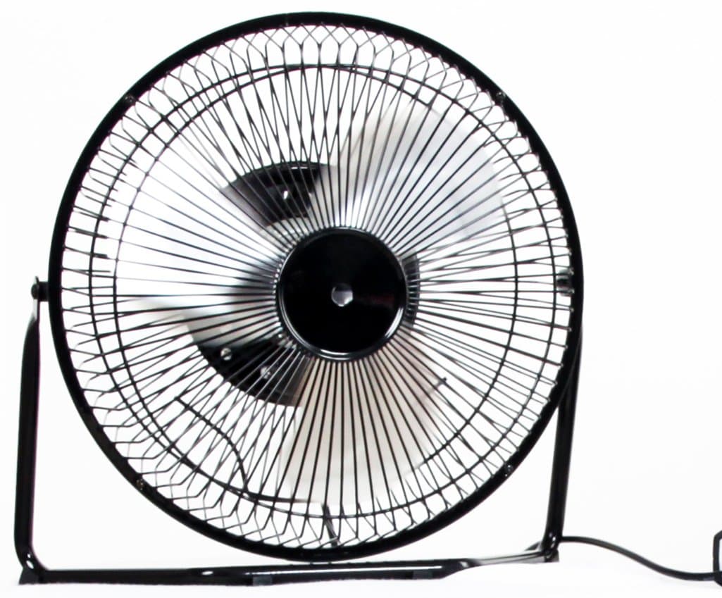 HUBi Solar Power 16 W Fan - Black, 12 V