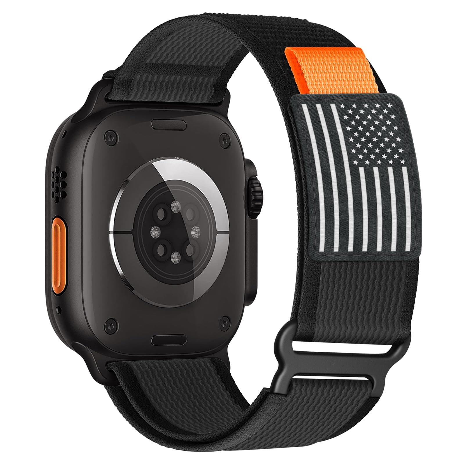 Trail Loop Nylon Band - Compatible with Apple Watch Ultra 3/2/1 Series 11/10/9/8/7/6/SE/5/4/3 Men Women,Rugged Elastic Fabric Sport Strap for iWatch Bands 49mm 46mm 45mm 44mm 42mm 41mm 40mm 38mm