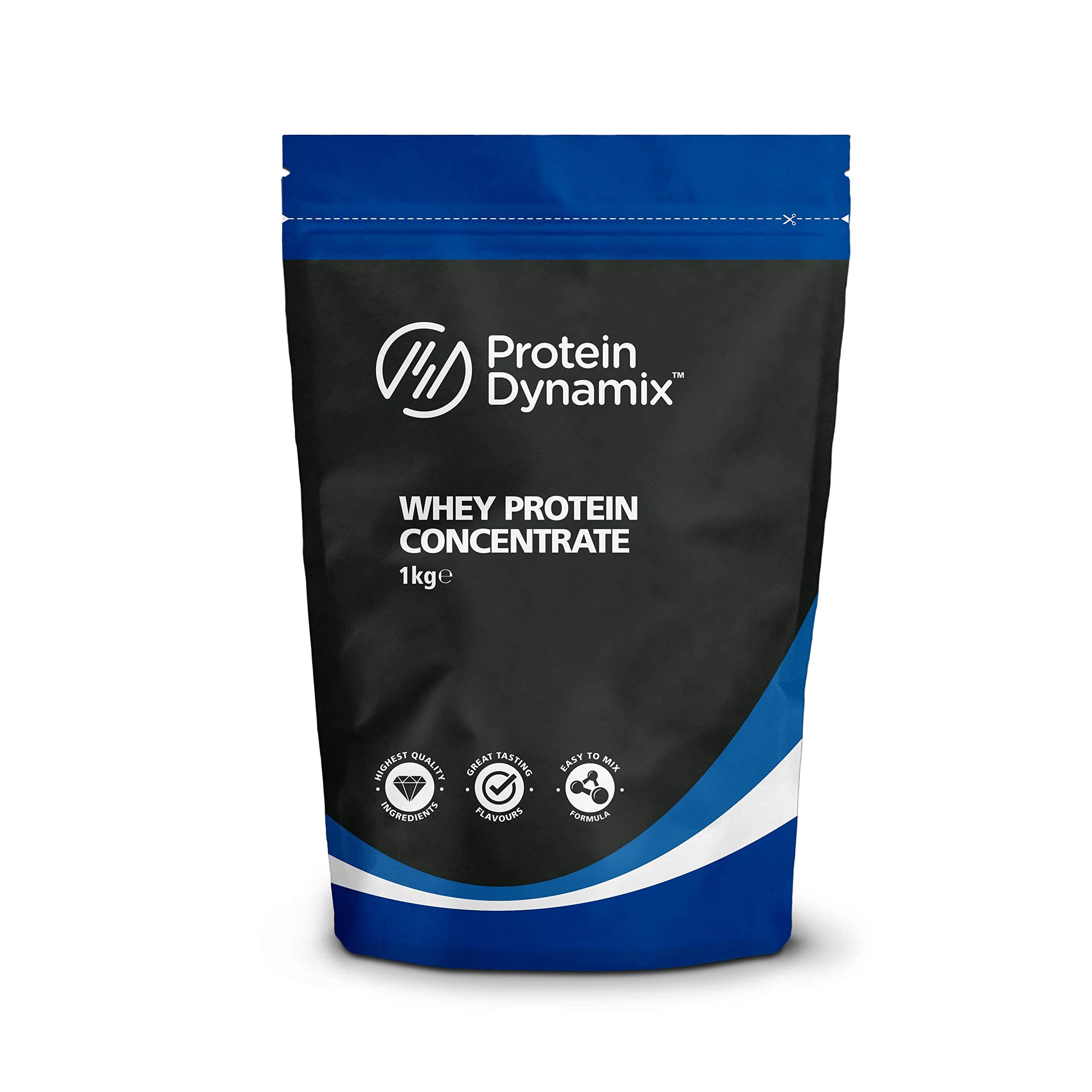 Protein Dynamix Premium Quality 1 kg Strawberry Milkshake Whey Protein Concentrate WPC80 Powder Shake Pouch