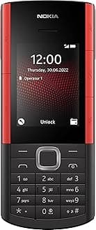 Nokia 5710 Xpress Audio Feature Phone with built-in wireless earbuds, 4G Connectivity, MP3 player, wireless FM radio, dedicated music keys and long-lasting battery (Dual SIM) - Black