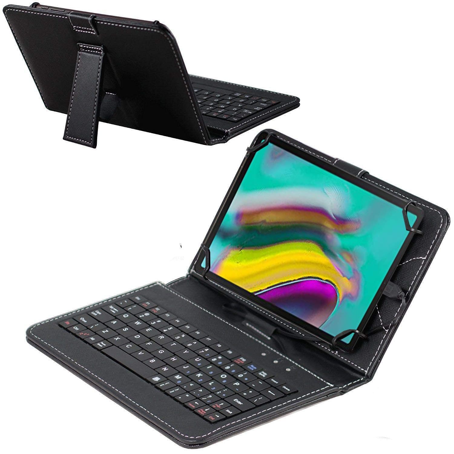 Black Keyboard Case Compatible with The NeuTab K1 10.1 Inch Quad Core Android Tablet
