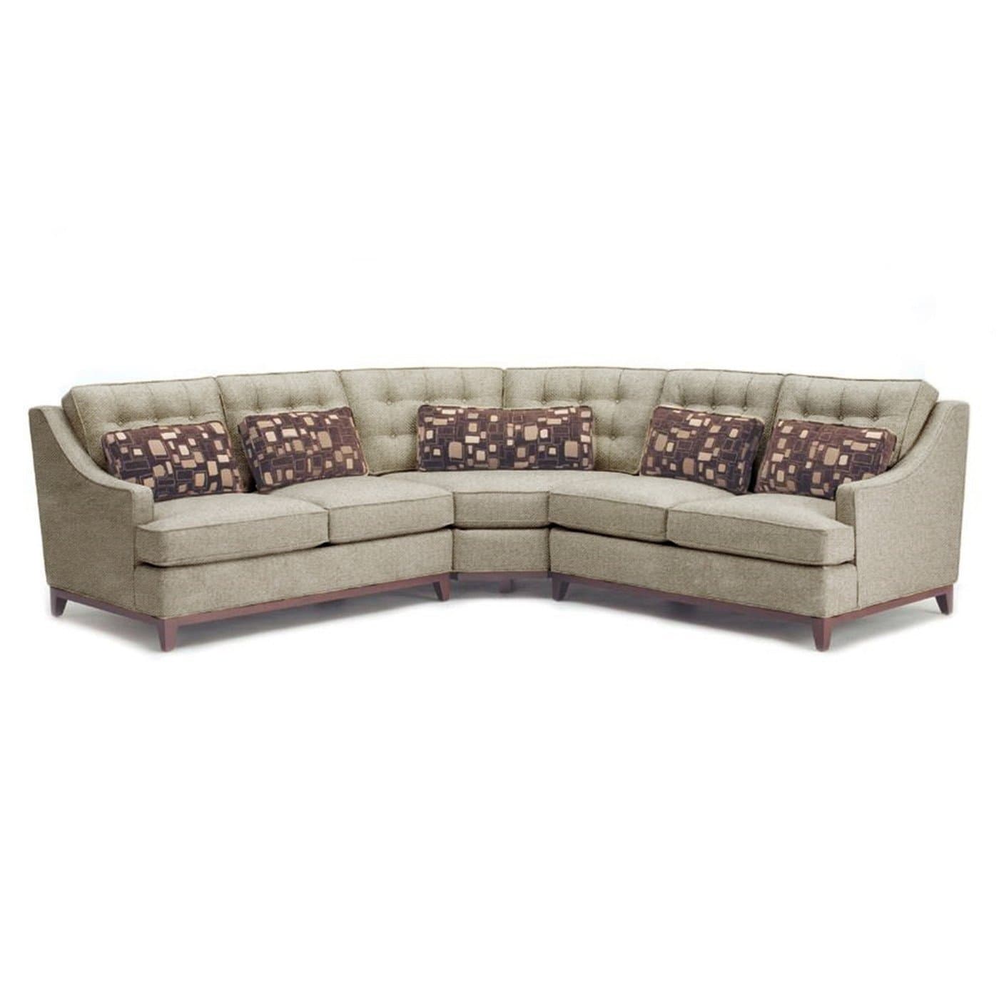 Bannister 3-Piece Sectional, Taupe
