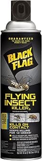 Black Flag Flying Insect Killer 18 Ounces, Aerosol Bug Spray, 12 Pack