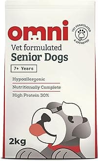 Hypoallergenic Dog Food for Senior Dogs 2kg - Protein-Rich Dry Kibble, Made in the UK with Natural Ingredients, Backed by Vets, Supported By Science, Dragons’ Den Winners