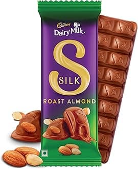 Cadbury Dairy Milk Silk Chocolate - Roast Almond, 55g