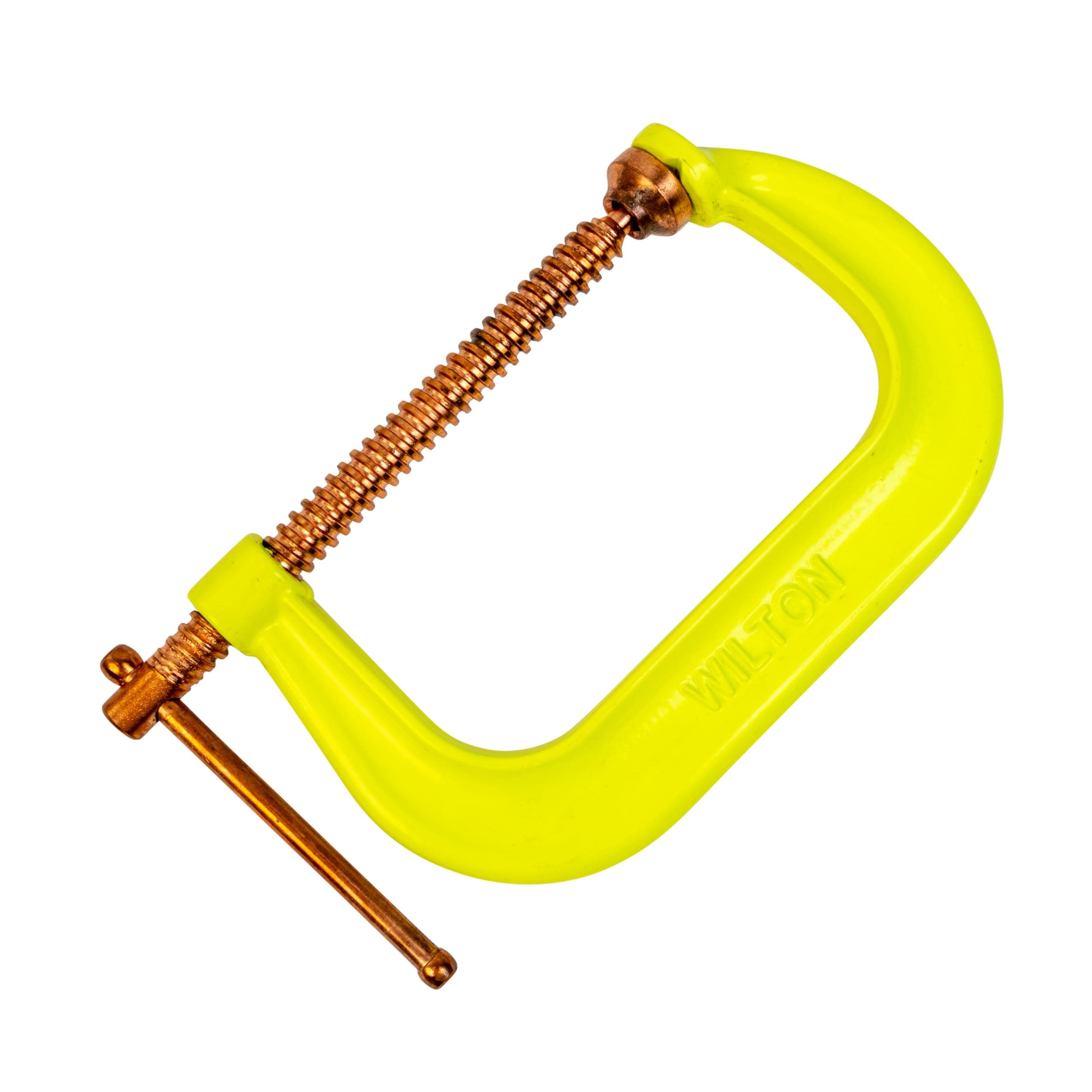 Spark-Duty Hi-Vis C-Clamp, 6" Opening, 4" Throat, 6600 Lbs. Clamping Force (Model 406CS)