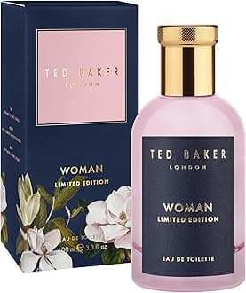 Ted Baker Woman Limited Edition Eau de Toilette, Fruity Floral Perfume with Lychee, Rose & Jasmine, Soft Amber & Sandalwood, Long Lasting for Women 3.38 fl oz / 100ml