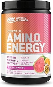 Optimum Nutrition Essential Amino Energy, (270 G, Tropical Sunrise)