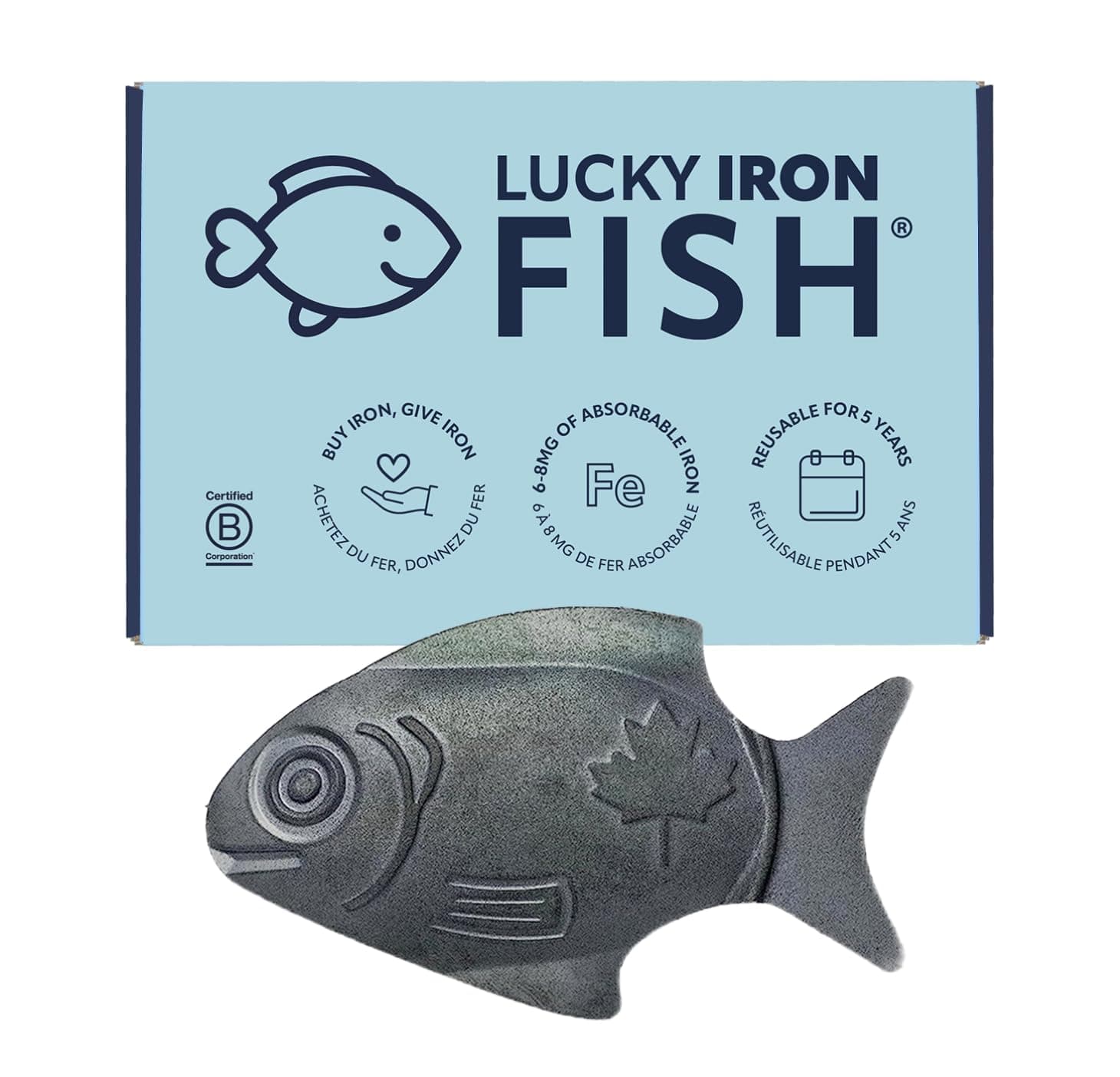 Ⓡ A Natural Source of Iron - The Original Cooking Tool to Add Iron to Liquid-Based Meals, Reduce Iron Deficiency Risks - an Iron Supplement Alternative, Ideal for Menstruators & Vegans