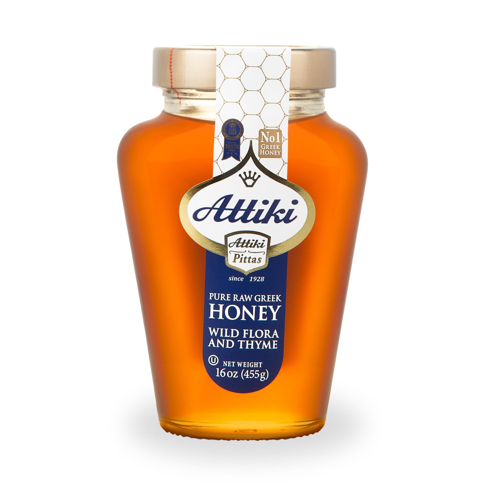 Greek Honey 16 Oz Jar