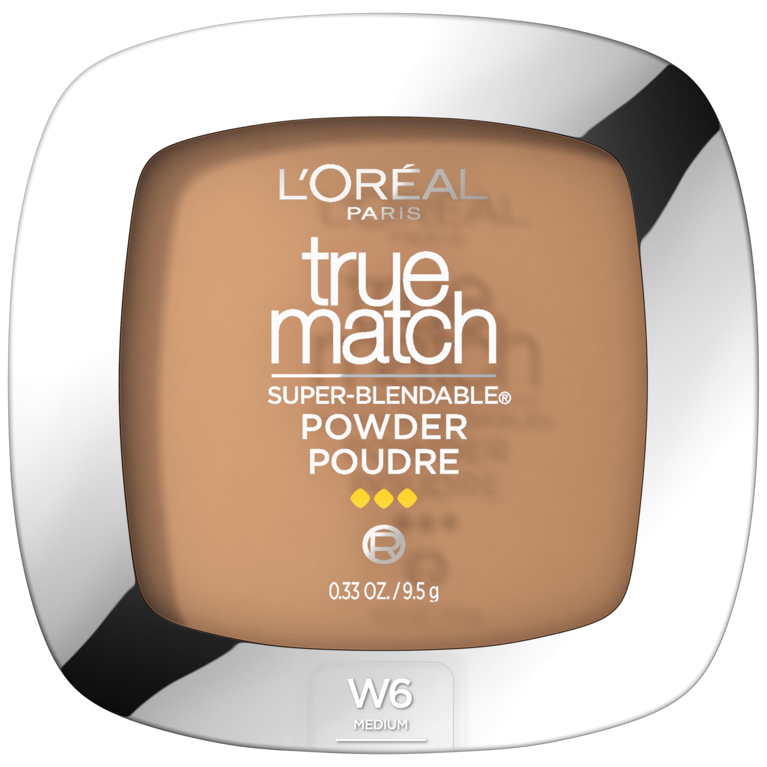 L'Oreal Paris True Match Super-Blendable Powder, Sun Beige, 0.33 Oz, 2 pack