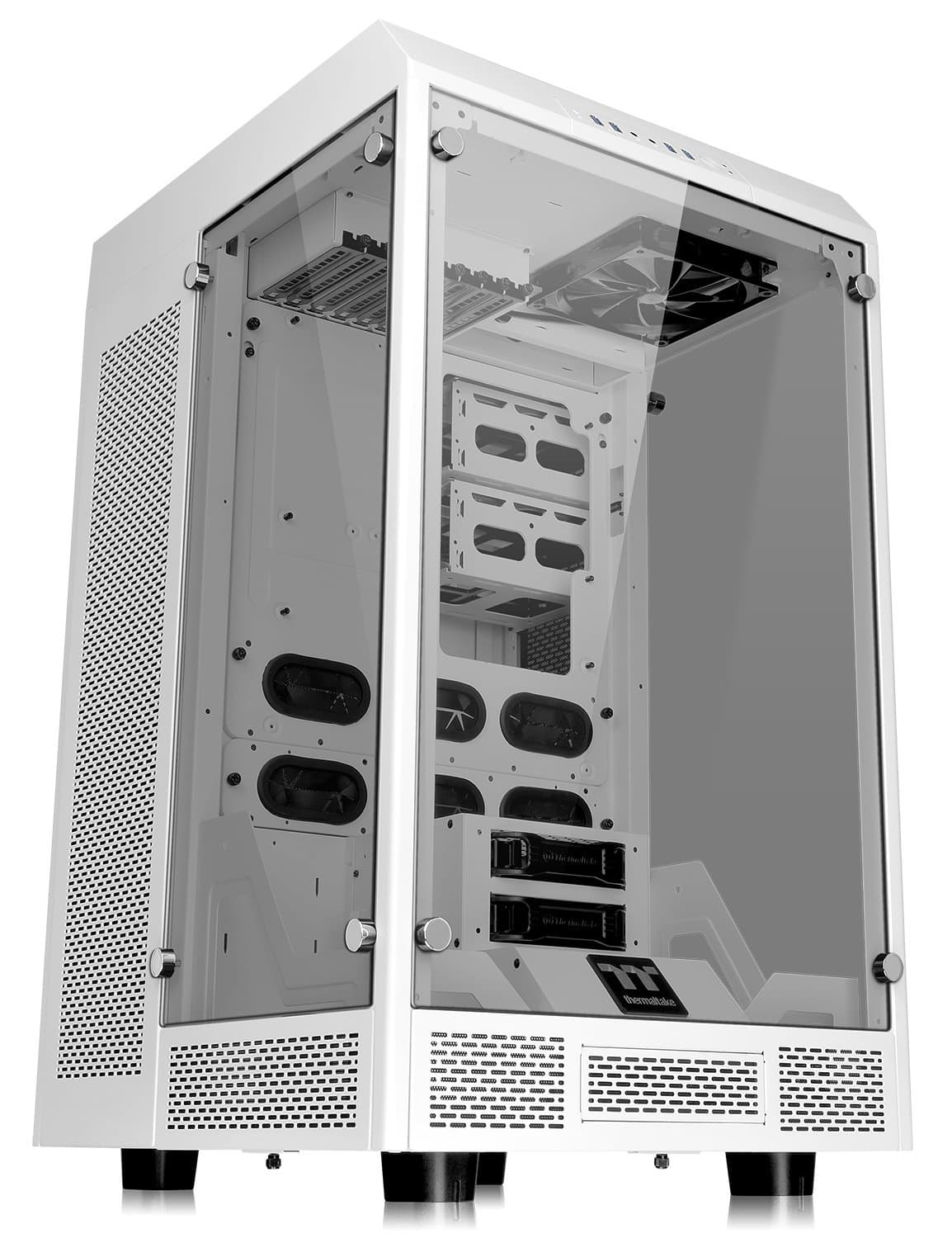 Thermaltake The Tower 900 Snow Edition Computer Case Full-Tower White – Computer Case (Full-Tower, PC, SGCC, Tempered Glass, ATX, EATX, Micro-ATX, Mini-ITX, White, Home/Office)