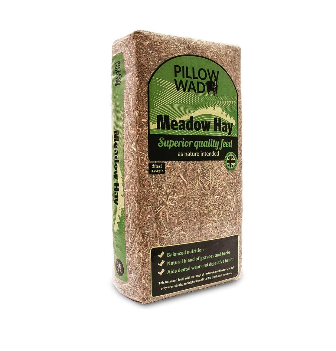 Pillow Wad Maxi Meadow Hay, 3.75 Kg, Pack Of 3