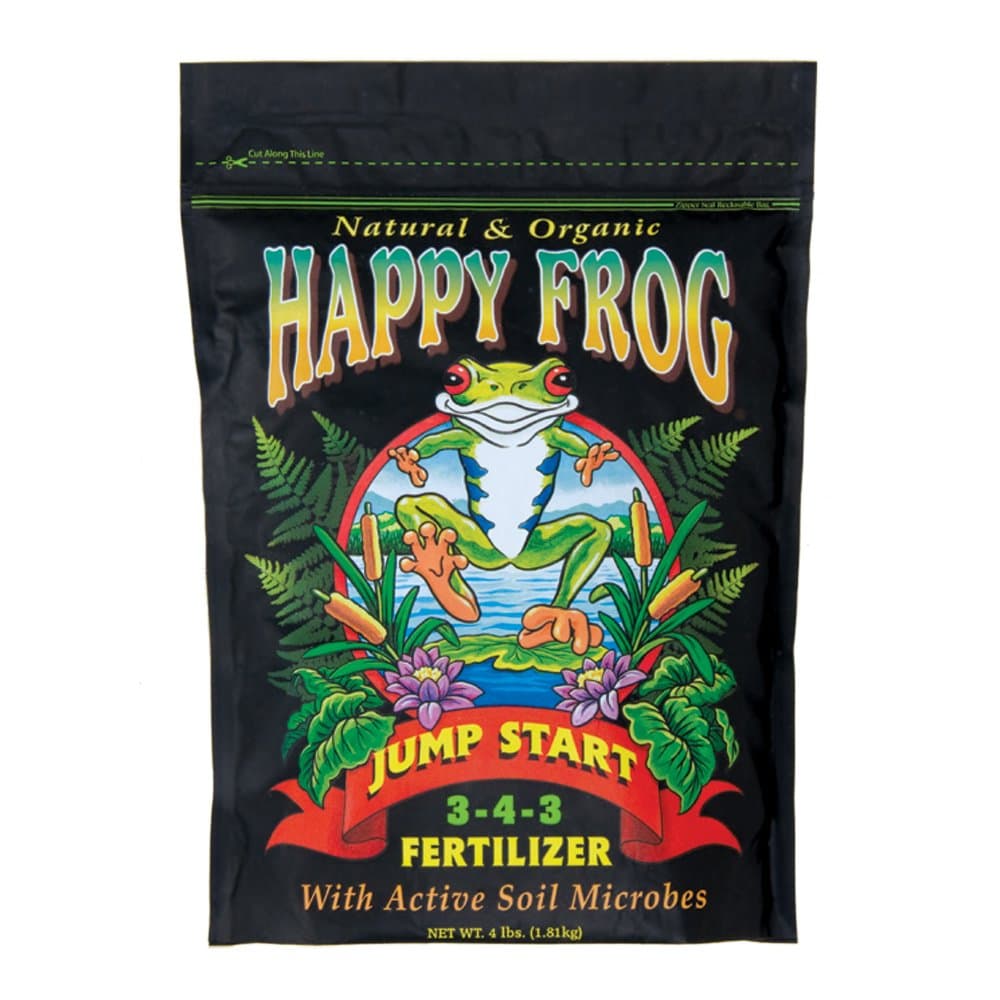 4 lbs Happy Frog Jump Start 3-4-3 Natural Organic Fertilizer Garden Plant Food Microbe Fruit Vegetables