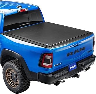 Tonno Pro Lo Roll, Soft Roll-up Truck Bed Tonneau Cover | LR-2055 | Fits 2019 - 2023 Dodge Ram 1500, w/o Multifunction tailgate 5' 7" Bed (67.4")