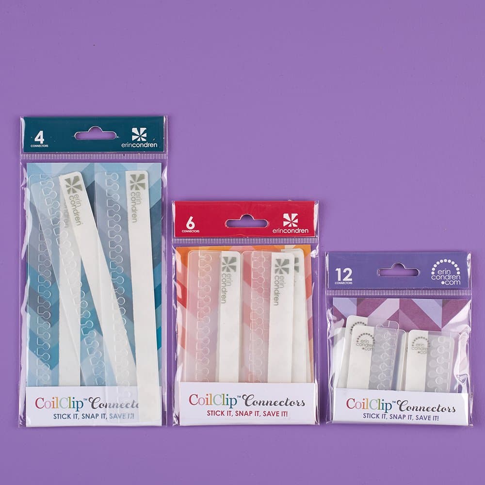 Erin Condren Planner Coil Clips Bundle: Pack of 2, 4" and 6"